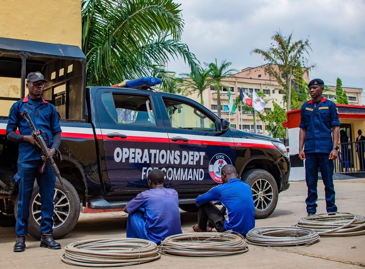 nscdc-arrests-aedc-cable-vandals